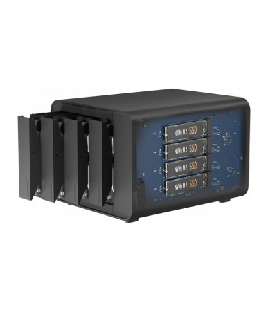 Terramaster D8 Hybrid Box esterno 8 bay per SSD/HDD