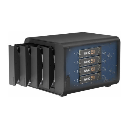 Terramaster D8 Hybrid Box esterno 8 bay per SSD/HDD