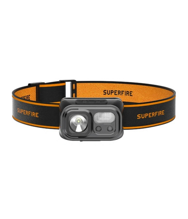 Lampada frontale Superfire HL23-A con sensore di movimento