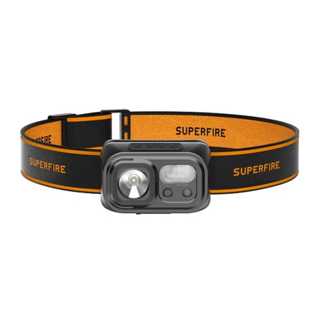 Lampada frontale Superfire HL23-A con sensore di movimento