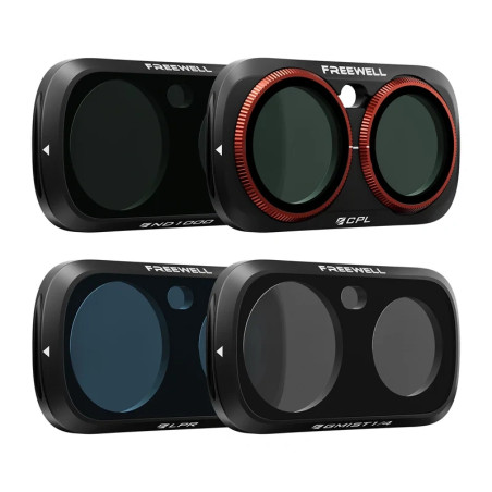 Freewell Filtri Luna Ultra Everyday 4 pezzi per Insta360