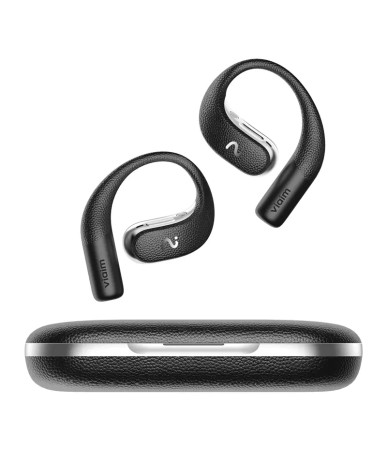 Auricolari Bluetooth TWS VIAIM Open Note con Registratore Vocale AI Nero
