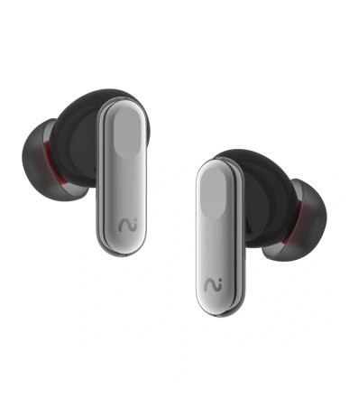Auricolari Bluetooth TWS VIAIM Nano+ con Registratore Vocale AI Argento