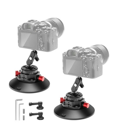 NEEWER CA013 Kit 2 Supporti a Ventosa 6" con Braccio Magico