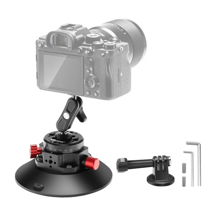NEEWER CA013 Kit 2 Supporti a Ventosa 6" con Braccio Magico