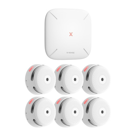 X-Sense Kit Sensori Fumo Intelligenti FS61