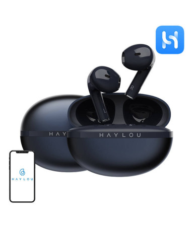 Auricolari Bluetooth TWS Haylou X1 2023 ENC Blu
