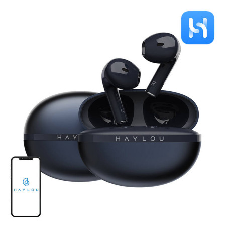 Auricolari Bluetooth TWS Haylou X1 2023 ENC Blu