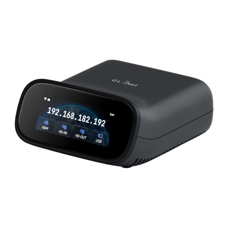 GL.iNet GL-RM10 Interruttore KVM con Touchscreen e Wi-Fi 6