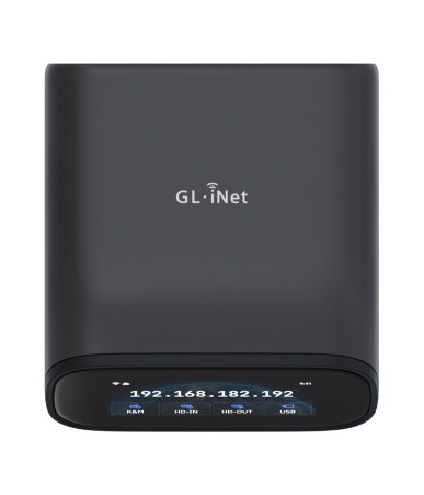 GL.iNet GL-RM10 Interruttore KVM con Touchscreen e Wi-Fi 6