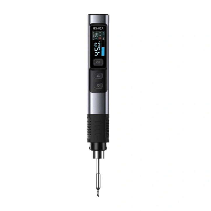 FNIRSI HS-02A 100W Saldatore Intelligente con Kit Valigetta