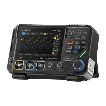 FNIRSI 2D15P Oscilloscopio Digitale 100MHz + Multimetro + Generatore di Segnali