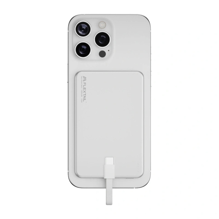 Flextail Zero Power Metal Powerbank 5000mAh Argento Flextail Zero Power Metal Powerbank 5000mAh Argento