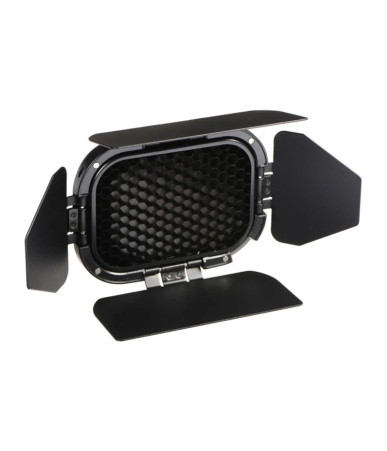 Godox BD-07 Kit Porta a Battente con Griglia a Nido d'Ape e Filtri Colore
