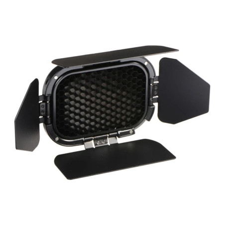 Godox BD-07 Kit Porta a Battente con Griglia a Nido d'Ape e Filtri Colore