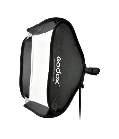 Godox Softbox 80x80cm con Griglia e Staffa S2 Bowens