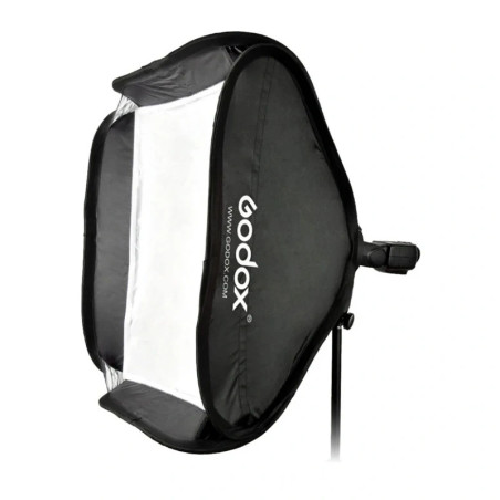 Godox Softbox 80x80cm con Griglia e Staffa S2 Bowens