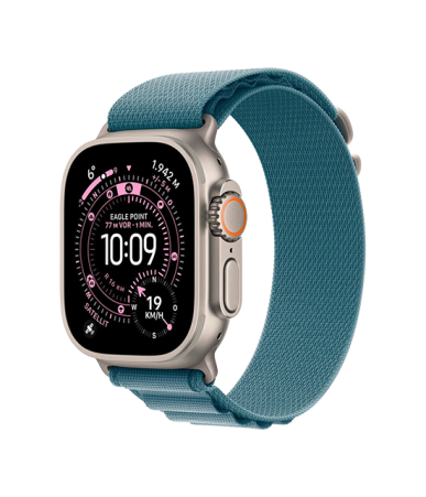 Apple Watch Ultra 3 5G 49mm Titanio Naturale con Cinturino Alpine Loop Azzurro