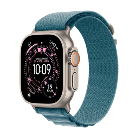 Apple Watch Ultra 3 5G 49mm Titanio Naturale con Cinturino Alpine Loop Azzurro