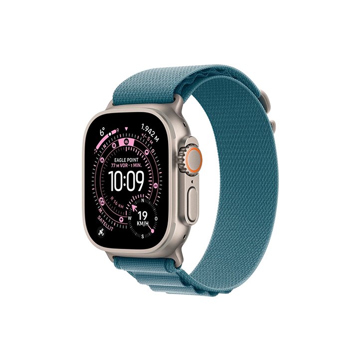 Apple Watch Ultra 3 5G 49mm Titanio Naturale con Cinturino Alpine Loop Azzurro