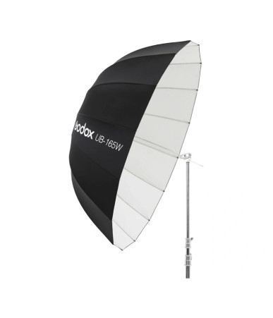 Ombrello Parabolico Riflettente Godox UB-165W Bianco 165cm