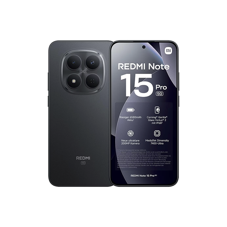 Xiaomi Redmi Note 15 Pro 5G 8GB RAM 512GB Nero