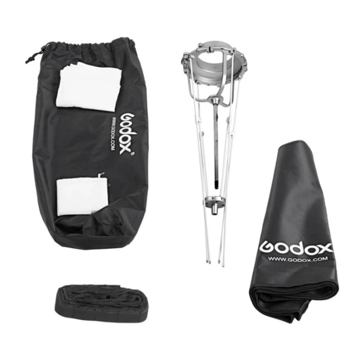 Godox Softbox Ombrello 80x120cm con Griglia e Attacco Bowens Godox Softbox Ombrello 80x120cm con Griglia e Attacco Bowens