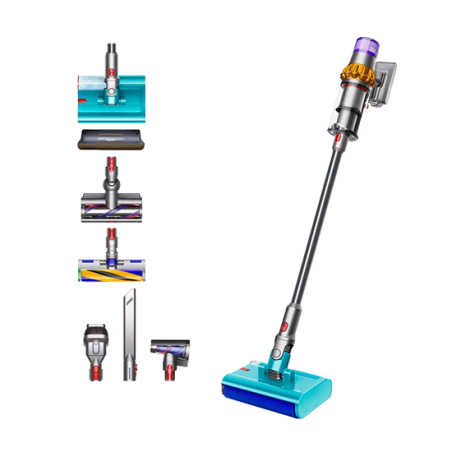 Dyson V15s Detect Submarine Aspirapolvere Senza Fili Nichel Giallo