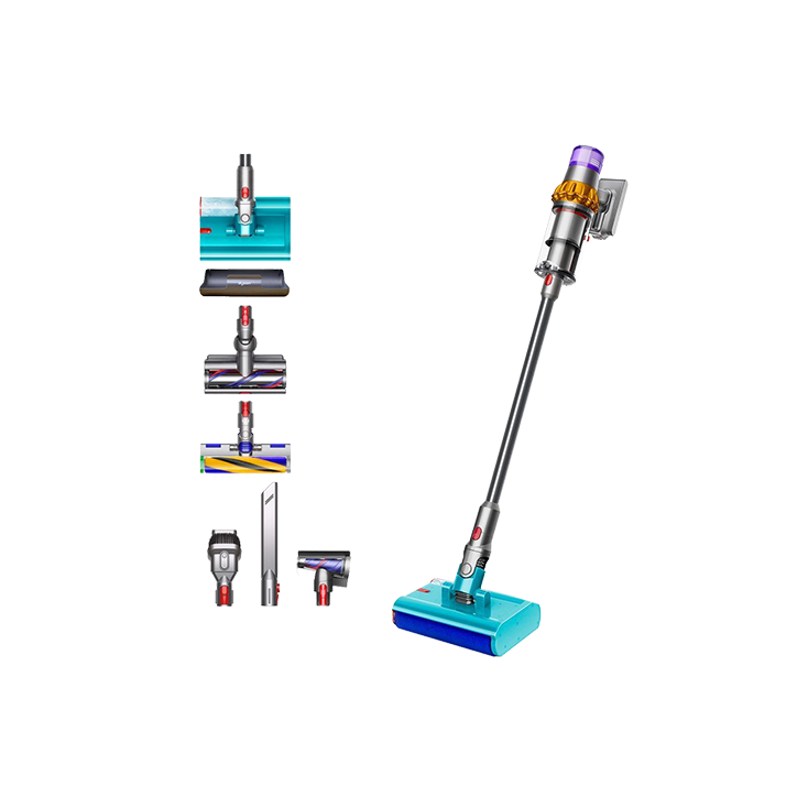 Dyson V15s Detect Submarine Aspirapolvere Senza Fili Nichel Giallo