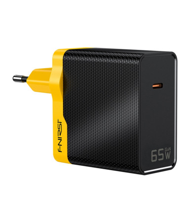 FNIRSI Alimentatore USB-C 65W GaN Giallo/Nero