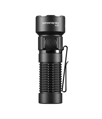 Torcia Superfire A29 USB-C Magnetica 1450 Lumen Nero