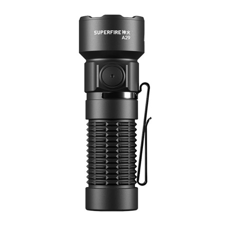 Torcia Superfire A29 USB-C Magnetica 1450 Lumen Nero