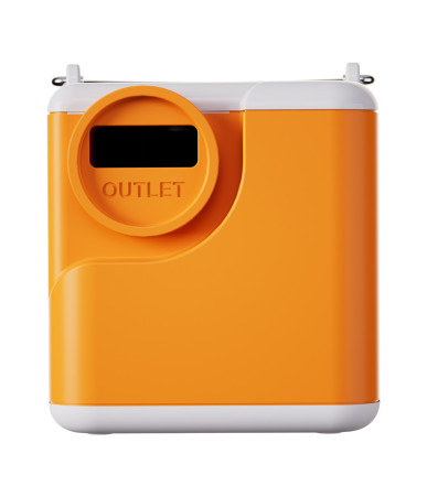 Flextail Nano Pump 5C2 Pompa Portatile Arancione