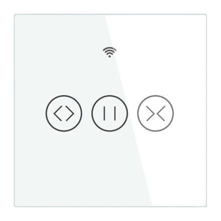 Moes Interruttore Smart Wi-Fi RF433 per Tapparelle Bianco