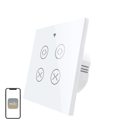 Moes Interruttore Smart per Tapparelle WRS-EUC2-WH-MS Bianco