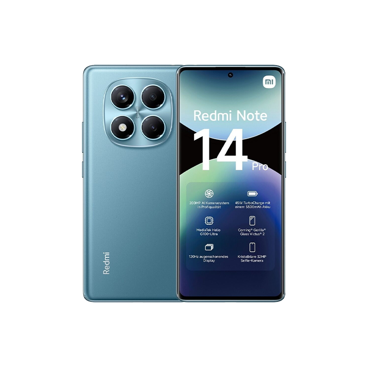 Xiaomi Redmi Note 14 Pro 4G 12GB RAM 512GB Blu Oceano