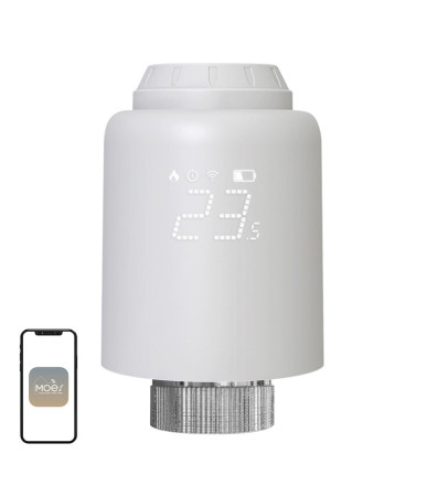 Moes Testina Termostatica Smart Zigbee ZTRV-PJ-601-MS