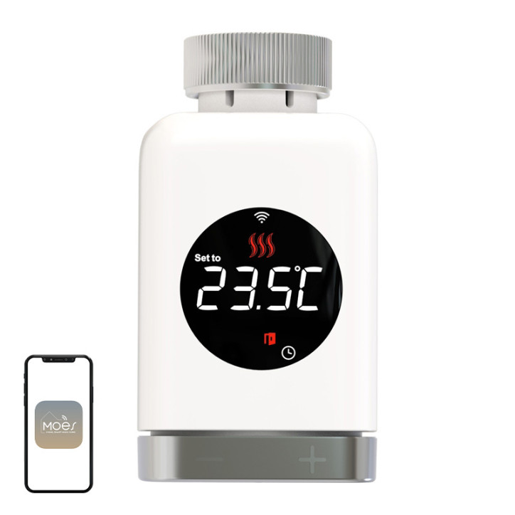 Moes Testina Termostatica Smart Zigbee ZTRV-801