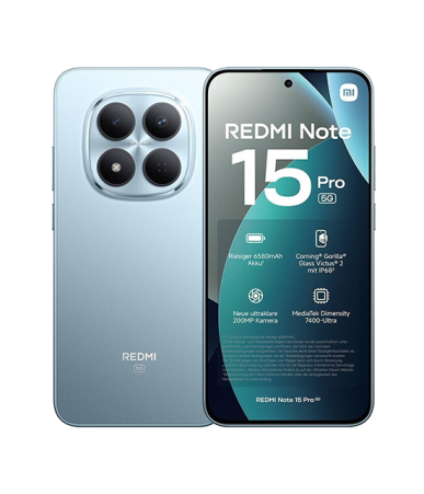 Xiaomi Redmi Note 15 Pro 5G 8GB 512GB Glacier Blue
