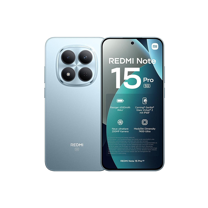 Xiaomi Redmi Note 15 Pro 5G 8GB 512GB Glacier Blue