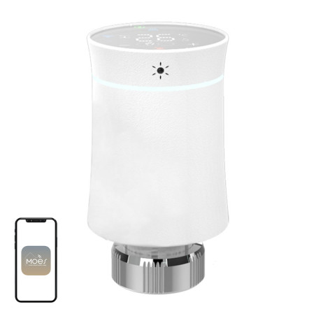 Termostato Smart Moes BY100 ZigBee Bianco