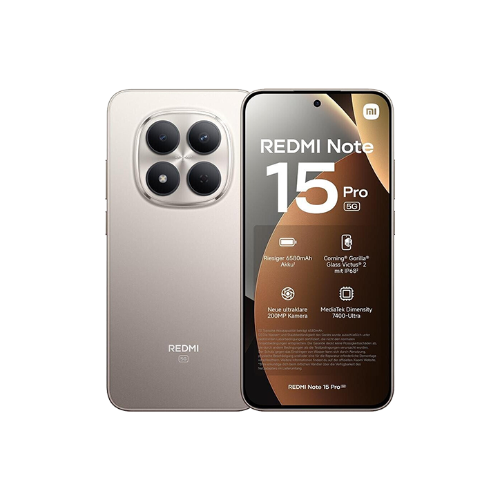 Xiaomi Redmi Note 15 Pro 5G 8GB RAM 512GB Titanio
