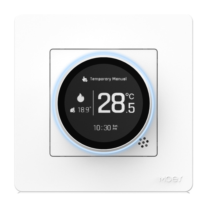 Termostato Smart ZigBee Moes ZHT-SR-GB per Riscaldamento Elettrico