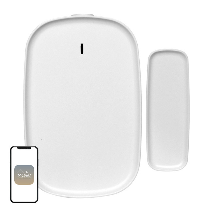 Sensore di apertura porte/finestre Moes Zigbee ZSS-S01-GWM-C Sensore di apertura porte/finestre Moes Zigbee ZSS-S01-GWM-C