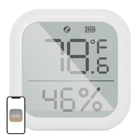 Sensore Smart Moes ZigBee Temperatura e Umidità LCD