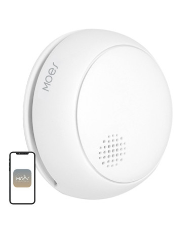 Moes Sensore Smart ZigBee Rilevatore di Fumo SSD01