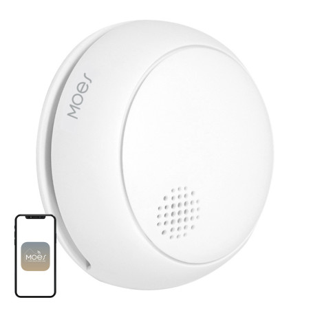 Moes Sensore Smart ZigBee Rilevatore di Fumo SSD01
