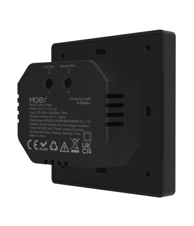 Moes Pannello di Controllo Smart Wi-Fi/ZigBee 4" LCD