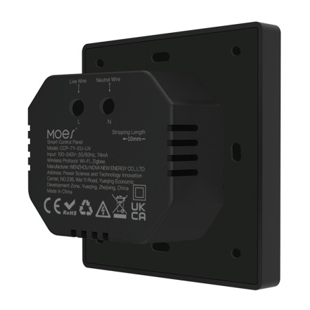 Moes Pannello di Controllo Smart Wi-Fi/ZigBee 4" LCD