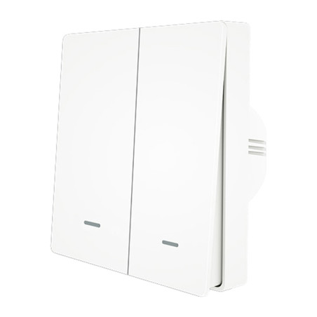 Moes Interruttore Smart ZigBee a 2 Canali ZS-B-EU2-WH-MS